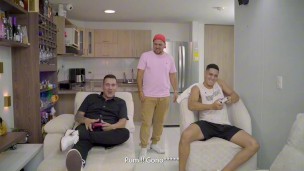 My cuckold husband doesn't realize that I'm fucking with his friend but my brother does catch me 😈