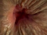 Blonde Muscle Girl gets Pee inside Ass until Creampie 10/16