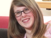 Ersties - Jada Stretches Out Before Fingering Her Hairy Pussy 16/16