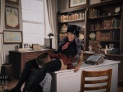 School Bully Dominates Teacher with Spit, Chastity, and Pegging 4/16