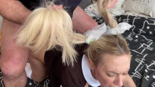 Schoolgirl fucked in anal by masked maniac