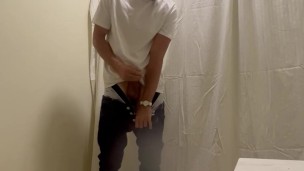 The other part in the bathroom