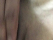 hot brunette films her tits and fingers her pussy in her room 14/16