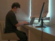 【個人撮影】#32 エンW不倫CH またまたやっちゃいました。リアルリモート会議中のぺろぺろ奉仕。。生挿入して中出しする不倫カップルの日常♡／Japanese amateur /日本人/japanes 2/16