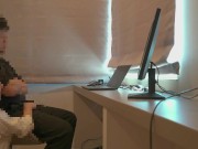 【個人撮影】#32 エンW不倫CH またまたやっちゃいました。リアルリモート会議中のぺろぺろ奉仕。。生挿入して中出しする不倫カップルの日常♡／Japanese amateur /日本人/japanes 4/16