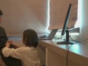 【個人撮影】#32 エンW不倫CH またまたやっちゃいました。リアルリモート会議中のぺろぺろ奉仕。。生挿入して中出しする不倫カップルの日常♡／Japanese amateur /日本人/japanes 5/16