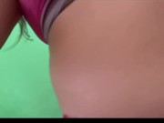 Hot Indian college girl Gets Her Big Booty Oiled Up 16/16