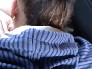 Horny hitchhiker give a head for ride 3/16