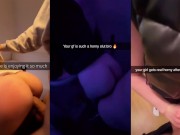 college girls snapchat compilation of dirty fucking TRIPLE SCREEN 5/16
