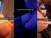 college girls snapchat compilation of dirty fucking TRIPLE SCREEN 6/16