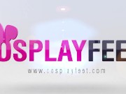 Sexy pirate Sharon heads out to the sea in her black nylons and high-heeled sandals 1/16