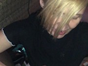 She just love to cock workship this 9 inch girth bbc! Stretch her out like no one else! 🐐🙏👺👹 1/16