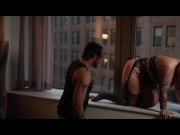 Fucking in the window for everyone to see ft Iluvshauna 4/16