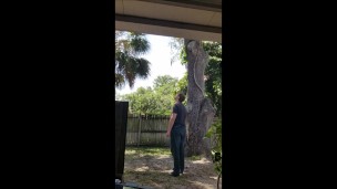 Eclipse jerking outside (sex magic)