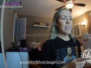 YOUNG HOTWIFE BECOMES SEX TOY FOR OLD GRANDPA IN FRONT OF HUSBAND | DADDYSCOWGIRL 1/16