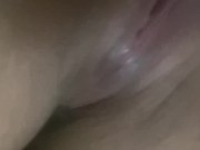 Sexy wife playing w pussy n moaning 12/16