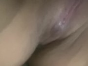 Sexy wife playing w pussy n moaning 7/16
