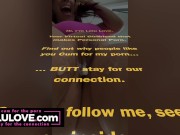 HUGE creampie squirting from big boobs babe pussy, washing her hair in the shower, naked FinDom FemDom, bikini - Lelu Love 1/16