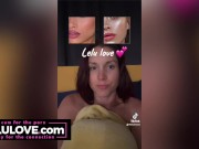 HUGE creampie squirting from big boobs babe pussy, washing her hair in the shower, naked FinDom FemDom, bikini - Lelu Love 10/16