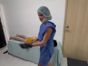 DELICIOSO MASAJE TERMINA CON FINAL FELIZ Y UNA RICA Y DURA FOLLADA CON LATINA JOVENCITA 2/16