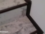 Stepmom not resist when saw Stepson huge cock and seduced him to fuck her hot pussy 4/16