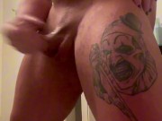 Jacked Onlyfans Guy Strokes Cock and Cums Loud 9/16