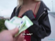 Pubic Agent A hot blonde in a sexy red dress sucks dick in public and fucked 4/16