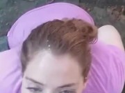 POV Smoking Public BJ with Facial Finish - Heather Kane 16/16