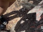 Her slut face covered in cum for her birthday 8/16