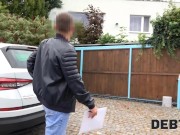 DEBT4k. Sex is the way girl makes insistent lender forget about her debt 3/16