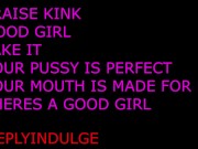 praising kink audio joi daddy talking dirty to you and praising you