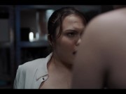 Alien Time Freezes Doctor With Big Boobs And Cums Multiple Times 13/16