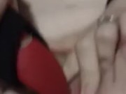 Masturbating on the floor