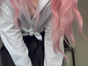 The student showed in which stockings she goes to university 13/16