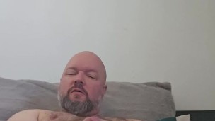 Pierced cock solo cumming