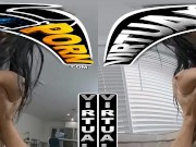 VIRTUAL PORN - Gianna Grey Is Horny & Begs Tony Rubino To Fuck Her After She Takes A Shower 10/16