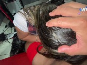 I went to my stepbrother's room to do homework and finished in four 4/16