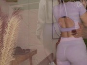 GYM GIRL GETS A CREAMPIE • IG Fitness Girl fucked so hard her legs go weak 1/16