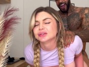 GYM GIRL GETS A CREAMPIE • IG Fitness Girl fucked so hard her legs go weak 16/16