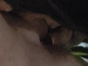 Wife sucks my cock in stairwell of hotel