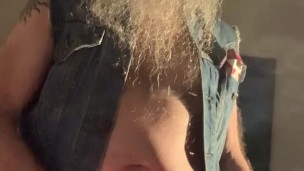 Smokin and Strokin Dad’s Big Load