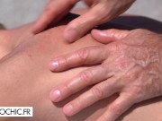 The massage around the pool gets naughty 2/16