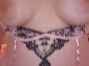 Sexy BBW Babe with Huge Natural Tits Rides On Top until She Cums 14/16