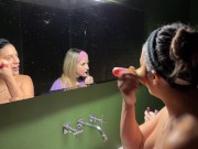 I filled my girlfriend's friend's pussy with milk - Ft Silver Jinx & DivinaMaruuu 16/16