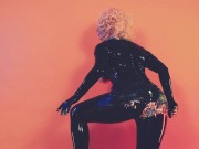 Sexy CowGirl MILF loves latex and bondage.