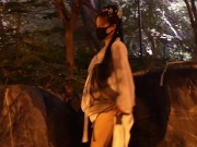 古风少女户外漏出骚穴，想要被大肉棒后入 2/16