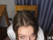 The boss came angry from a meeting and fucked his secretary in all her holes (part 1). Virtual sex 8/16