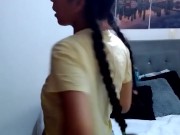 beautiful secretary changes clothes in her room 5/16