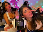 ASMR TWO Cats Flirt and Lick Your Ears with Eye Contact layered  sounds - CorneliustheCat ASMR 16/16