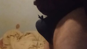 Daddy's kitten shows how in heat he is~
